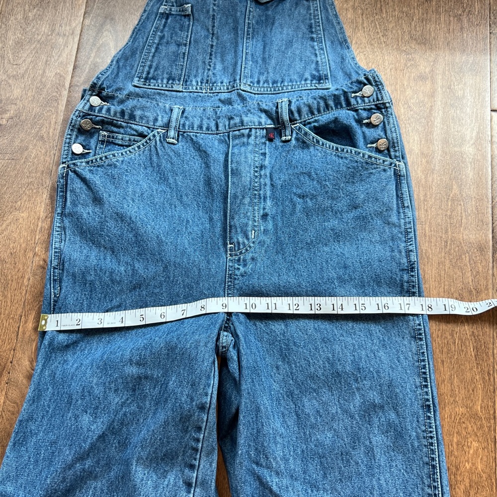 Vintage Calvin Klein CK jeans Y2K baggy overalls size small - Picture 13 of 15